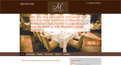 Desktop Screenshot of mauriziorestaurant.com